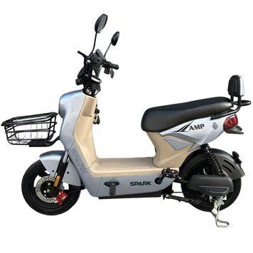Велосипед з електромотором SPARK AMP 14" 48V/800W/25Ah сірий 247904 фото