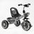 Велосипед 3-х колесный BS-18125 "Best Trike" (1) колеса EVA переднее 12&rsquo;&rsquo;, заднее 10&rsquo;&rsquo;, стальная рама, фара с музыкой и светом, 1 песня на украинском и 2 на английском, 2 корзины, в коробке 147569 фото