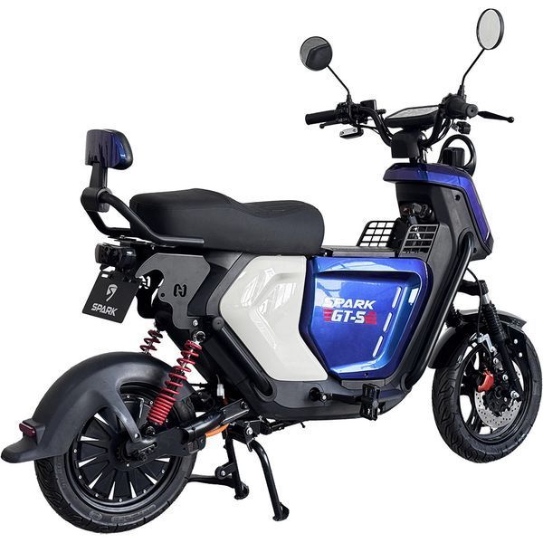 Велосипед с электромотором SPARK GT-S 16" 72V/1500W/20Ah LiFePO4 синий с серым 259185 фото