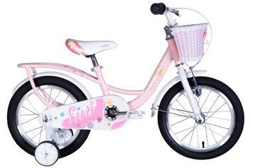 Велосипед ST 16" SPACE KID SUN BH рама-9" персиковий з корзиною Pl з крилом St 2024 OPS-SK-16-010 фото