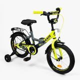 Велосипед 16" дюймов 2-х колесный "CORSO" MAXIS MX-40771 (1) ручной тормоз, колокольчик, сиденье с ручкой, дополнительные колеса 189223 фото