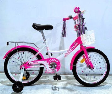 Велосипед 18" дюймів 2-х колісний "CORSO" MAXIS MX-46709 (1) ручне гальмо, дзвіночок, додаткові колеса 188439 фото