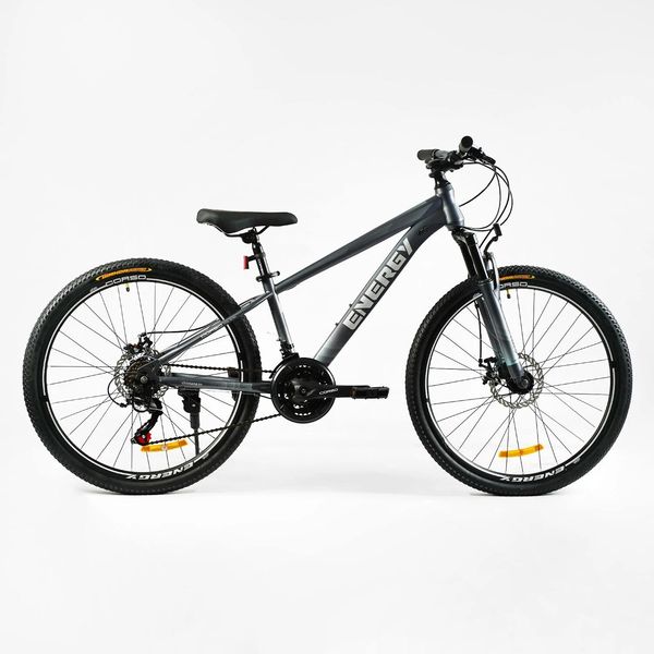 Велосипед Corso 26" дюймов «ENERGY» EN-26243 (1) рама стальная 13’’, оборудование Shimano 21 скорость, 138161 фото