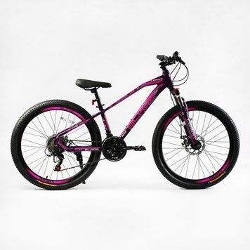 Велосипед Corso &laquo;BLADE&raquo; 26" дюймів BD-26209 (1) рама алюмінієва 13``, обладнання Shimano 21 швидкість, 138261 фото