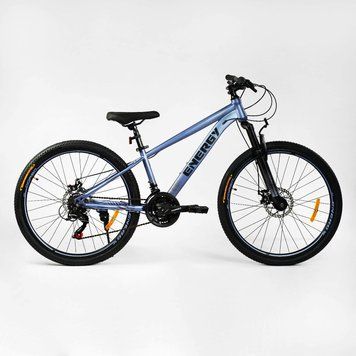 Велосипед Corso 26" дюймів &laquo;ENERGY&raquo; EN-26756 (1) рама сталева 13&rsquo;&rsquo;, обладнання Shimano 21 швидкість, 138162 фото