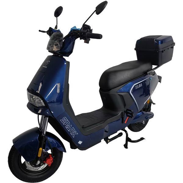 Велосипед с электромотором SPARK RUN 14" 60V/1000W/25Ah синий 248014 фото