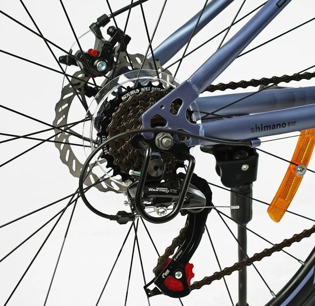 Велосипед Corso 26" дюймів &laquo;ENERGY&raquo; EN-26756 (1) рама сталева 13&rsquo;&rsquo;, обладнання Shimano 21 швидкість, 138162 фото