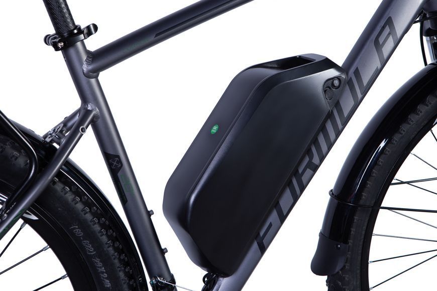Электровелосипед 28" AL Formula eCURSOR MAN DD рама-20" 48B 12,5А*г 500Вт срiблястий (матовий) ELB-FR-28-015 фото