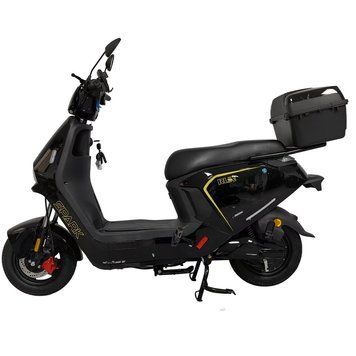 Велосипед з електромотором SPARK RUN 14" 60V/1000W/25Ah чорний 248011 фото