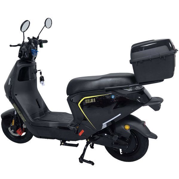 Велосипед з електромотором SPARK RUN 14" 60V/1000W/25Ah чорний 248011 фото