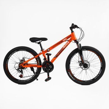 Велосипед Спортивный Corso &laquo;PRIMARY&raquo; 24" дюйма PRM-24800 (1) рама стальная 11", оборудование Saiguan 21 скорость, собран на 75% 168172 фото