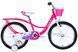 Велосипед ST 20" SPACE KID SUN BH рама-11,5" рожевий з корзиною Pl з крилом St 2024 OPS-SK-20-009 фото