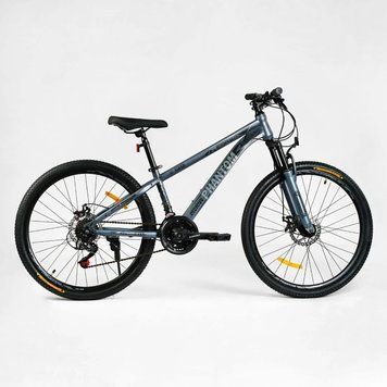 Велосипед Corso 26" дюймів &laquo;PHANTOM&raquo; PH-26300 (1) рама сталева 13&rsquo;&rsquo;, обладнання SunRun 21 швидкість, 138165 фото