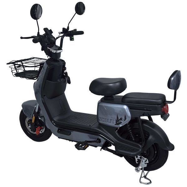 Велосипед з електромотором SPARK SCOUT 14" 60V/1000W/25Ah сірий 248008 фото