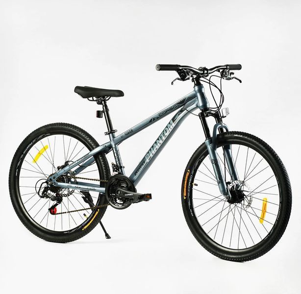 Велосипед Corso 26" дюймів &laquo;PHANTOM&raquo; PH-26300 (1) рама сталева 13&rsquo;&rsquo;, обладнання SunRun 21 швидкість, 138165 фото