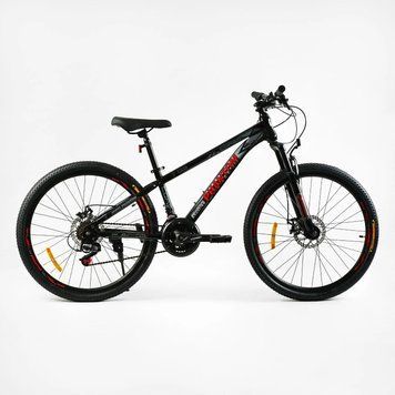 Велосипед Corso 26" дюймів &laquo;PHANTOM&raquo; PH-26410 (1) рама сталева 13&rsquo;&rsquo;, обладнання SunRun 21 швидкість, 138166 фото