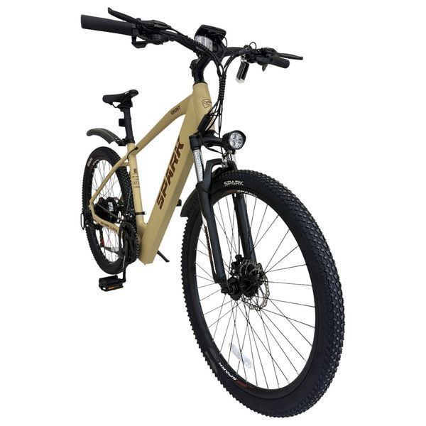 Велосипед з електромотором SPARK E-MTB GHOST 15" 48V/500W/12,8Ah бежевий (м) 239950 фото