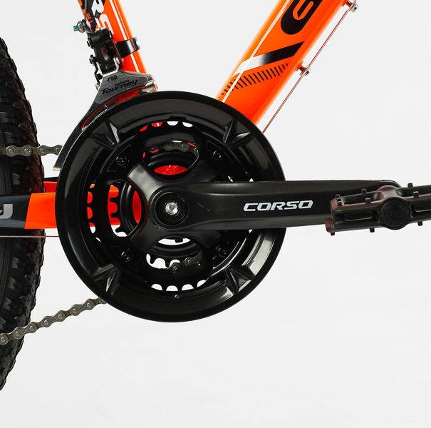 Велосипед Corso «GRAVITY» 24" дюйми GR-24005 (1) рама алюмінієва 12’’, обладнання Shimano 21 швидкість, 137754 фото