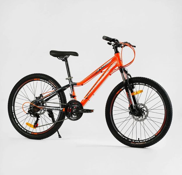 Велосипед Corso «GRAVITY» 24" дюйми GR-24005 (1) рама алюмінієва 12’’, обладнання Shimano 21 швидкість, 137754 фото