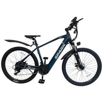 Велосипед з електромотором SPARK E-MTB GHOST 15" 48V/500W/12,8Ah темно-синій 239949 фото