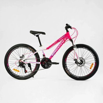 Велосипед Corso &laquo;GRAVITY&raquo; 24" дюйми GR-24141 (1) рама алюмінієва 12&rsquo;&rsquo;, обладнання Shimano 21 швидкість 147751 фото