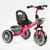 Велосипед 3-х колесный BS-20470 "Best Trike" (1) колеса EVA переднее 12&rsquo;&rsquo;, заднее 10&rsquo;&rsquo;, стальная рама, фара с музыкой и светом, 1 песня на украинском и 2 на английском, 2 корзины, в коробке 147570 фото