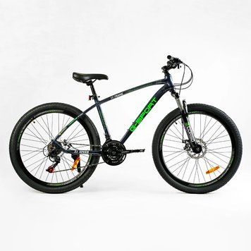 Велосипед Corso &laquo;G-SPORT&raquo; 26" дюймів G-26235 (1) рама алюмінієва 17``, обладнання Shimano 21 швидкість, 138269 фото