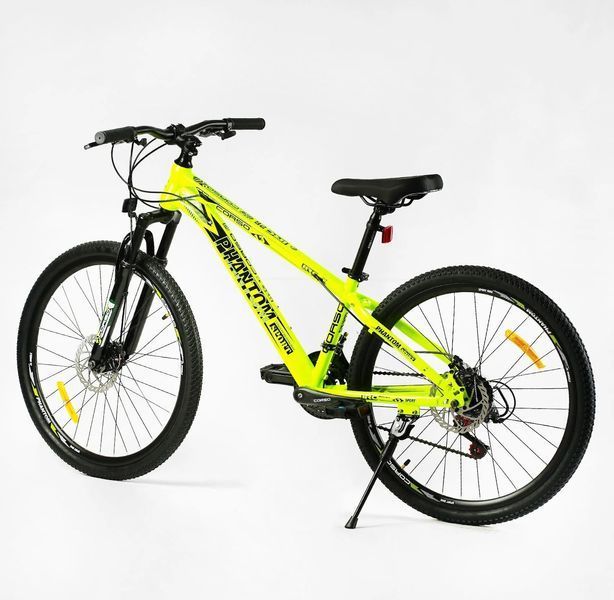 Велосипед Corso 26" дюймів &laquo;PHANTOM&raquo; PH-26526 (1) рама сталева 13&rsquo;&rsquo;, обладнання SunRun 21 швидкість, 138168 фото