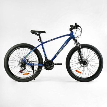 Велосипед Corso &laquo;G-SPORT&raquo; 26" дюймів G-26317 (1) рама алюмінієва 17``, обладнання Shimano 21 швидкість, 138270 фото