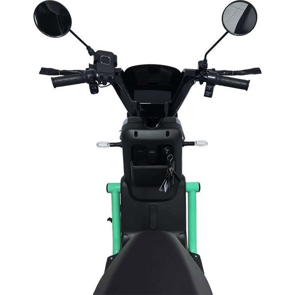 Велосипед с электромотором SPARK BOOST 14" 72V/1200W/25Ah серый с бирюзовым 249194 фото