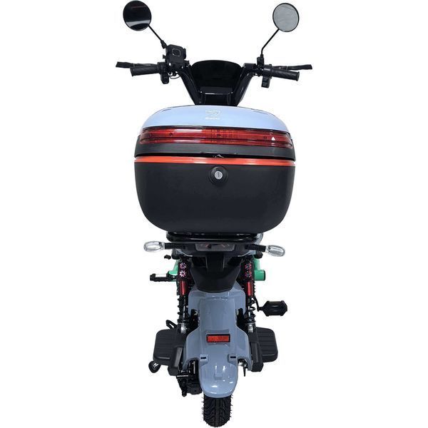 Велосипед с электромотором SPARK BOOST 14" 72V/1200W/25Ah серый с бирюзовым 249194 фото