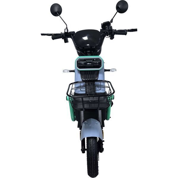 Велосипед с электромотором SPARK BOOST 14" 72V/1200W/25Ah серый с бирюзовым 249194 фото