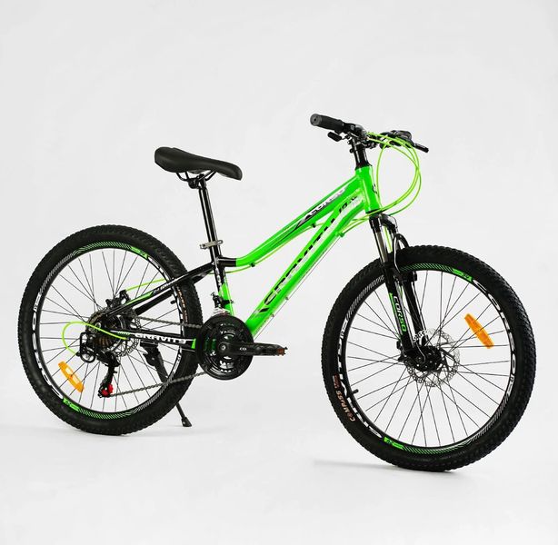 Велосипед Corso «GRAVITY» 24" дюйми GR-24275 (1) рама алюмінієва 12’’, обладнання Shimano 21 швидкість, 137757 фото