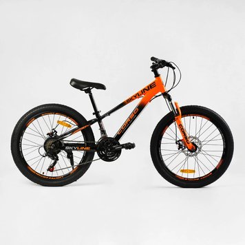 Велосипед Corso «SKYLINE» 24" дюймів SL- 24362 (1) рама алюмінієва 11’’, обладнання Shimano 21 швидкість, 137764 фото