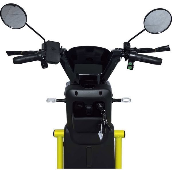 Велосипед з електромотором SPARK BOOST 14" 72V/1200W/25Ah сірий з жовтим 249193 фото