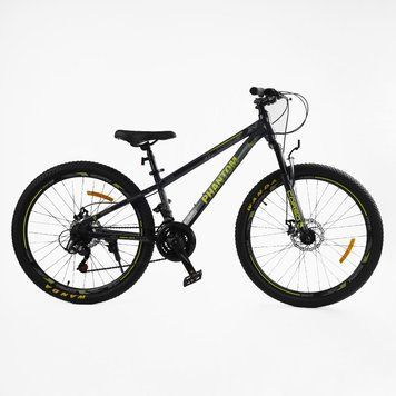 Велосипед Спортивний Corso 26" дюймів &laquo;PHANTOM&raquo; PH-26280 (1) рама сталева 13&rsquo;&rsquo;, обладнання SunRun 21 швидкість, зібран на 75% 164853 фото