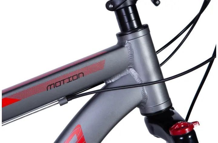 Велосипед AL 29" Formula MOTION DD рама-17" сіро-червоний (матовий) OPS-FR-29-296 фото
