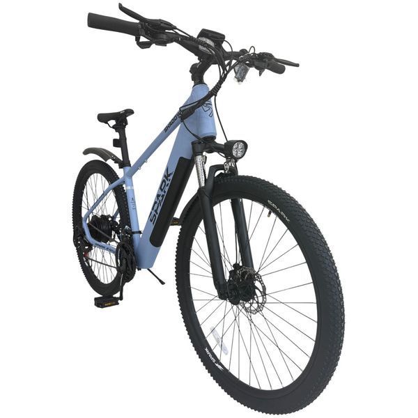 Велосипед з електромотором SPARK E-MTB SHADOW 17" 48V/500W/12,8Ah блакитний (м) 239955 фото