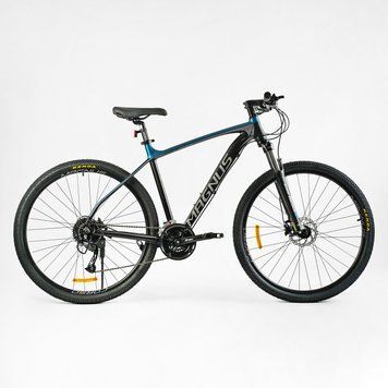 Велосипед Corso &laquo;MAGNUS&raquo; 29" дюймів MG-90935 (1) рама алюмінієва 21``, обладнання Shimano 27 швидкостей, 138310 фото