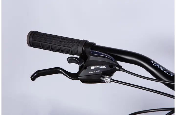 Велосипед AL 29" Formula F-1 DD рама-18,5" черно-зеленый (матовый) Shimano OPS-FR-29-310 фото