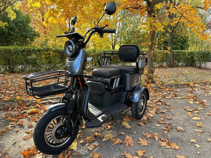 Электрический трицикл Corso &laquo;PROTEX&raquo; PR-702588, электродвигатель 1200W, аккумулятор72V/23Ah, колеса 300-12 181882 фото
