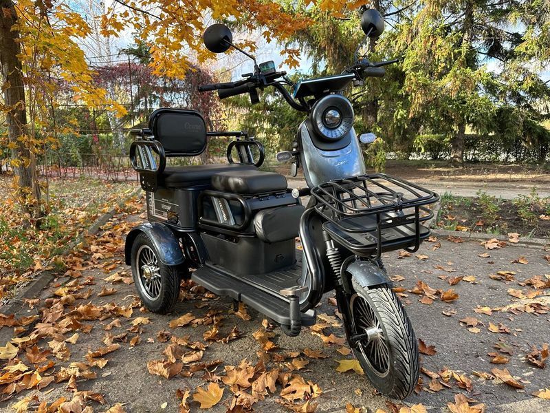 Электрический трицикл Corso &laquo;PROTEX&raquo; PR-702588, электродвигатель 1200W, аккумулятор72V/23Ah, колеса 300-12 181882 фото