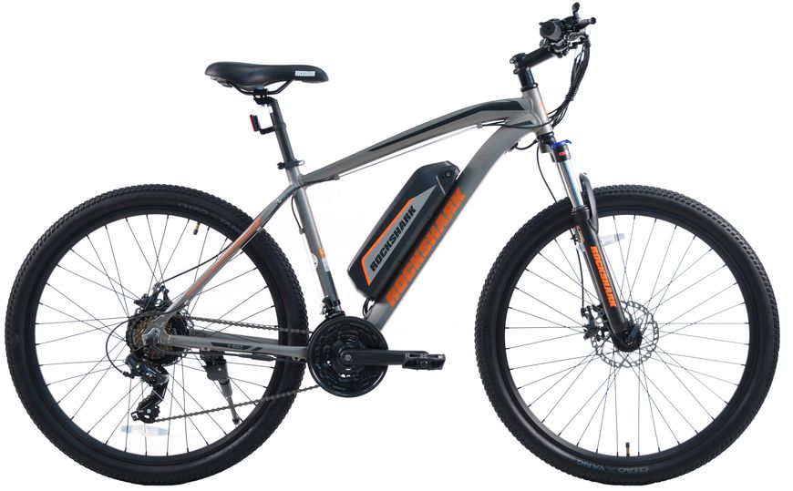 Електровелосипед ROCKSHARK 27,5 MTB AL "ROCK003" E-BIKE 350W 4037E_grey фото