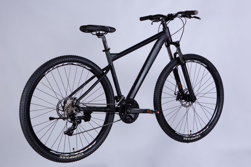 Велосипед AL 29" Formula F-1 DD рама-18,5" черно-зеленый (матовый) Shimano OPS-FR-29-310 фото