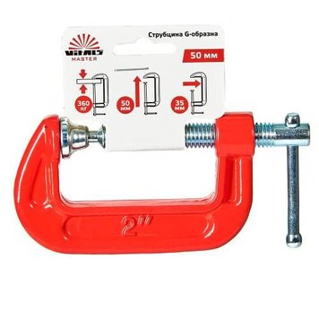 Струбцина G-подібна Vitals Master 50 мм 000178568 фото