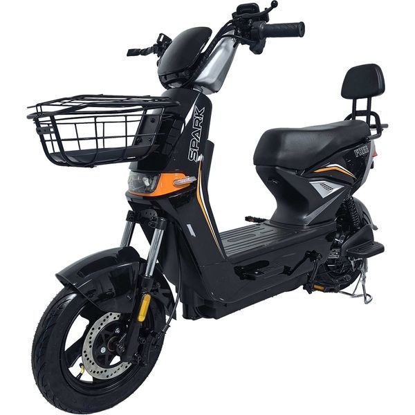 Велосипед з електромотором SPARK FREE 14" 60V/1000W/25Ah чорний 249183 фото