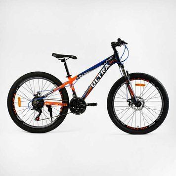 Велосипед Corso &laquo;ULTRA&raquo; 26" дюймів UL-26212 (1) рама алюмінієва 13&rsquo;&rsquo;, обладнання Shimano 21 швидкість, 137770 фото
