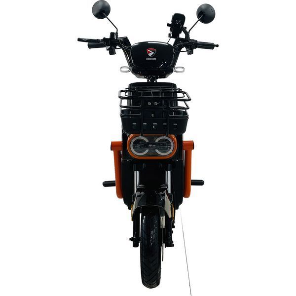 Велосипед с электромотором SPARK TOUR PRO 14" 60V/1000W/20Ah черный с оранжевым 247724 фото