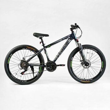 Велосипед Corso &laquo;HEADWAY&raquo; 26" дюймів HW-26566 (1) рама алюмінієва 15``, обладнання Shimano 21 швидкість, 138278 фото