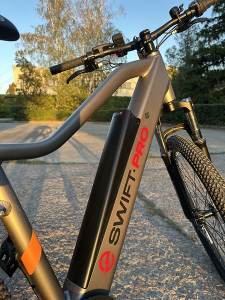 Электровелосипед SWIFT.PRO 27,5 MTB AL "EHIM011" E-BIKE 350W 4040E_grey фото